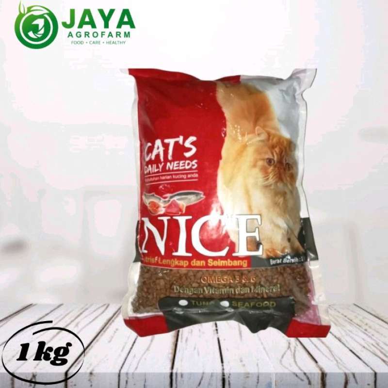 Jual Nice Cat Food Frespack 1kg Makanan Kucing Nice Cat Di Seller Agrofarmjaya Kuta Baru Kab. Tangerang Blibli