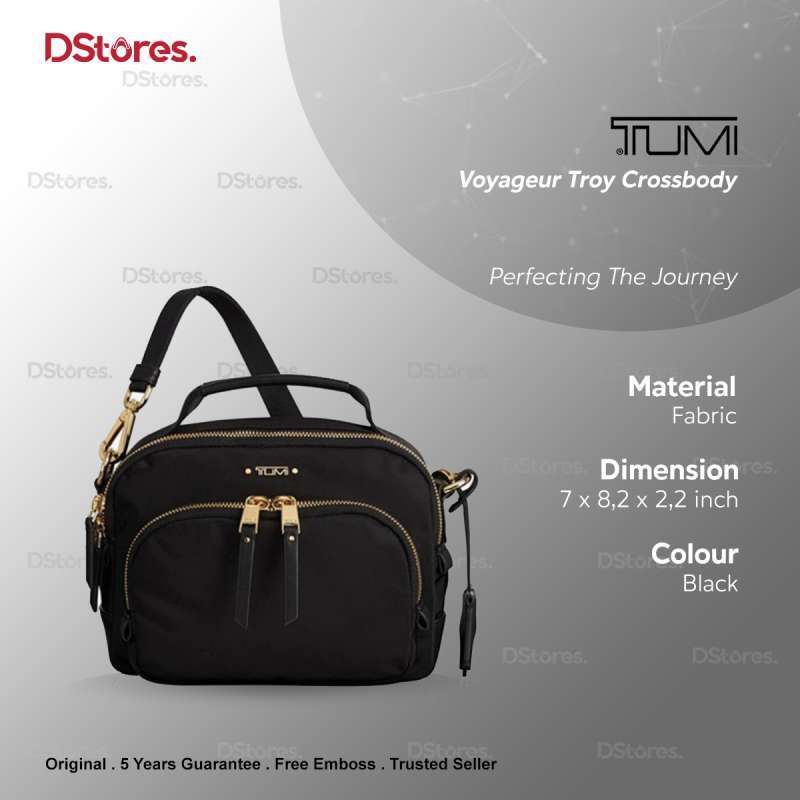 Jual TUMI Voyageur Troy Sling Bag Tas Wanita Maroon di Seller