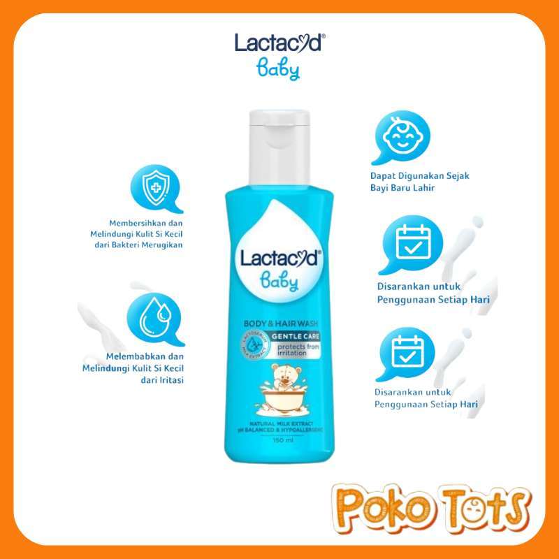 Lactacyd Baby Liquid Soap 150ml Sabun Cair Bayi Anti Iritasi Kulit