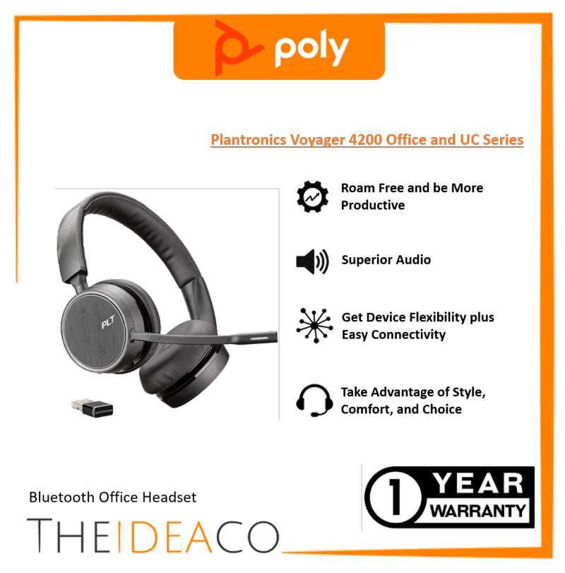 Jual Plantronics Voyager Stereo 4220 UC Bluetooth Headset 211996