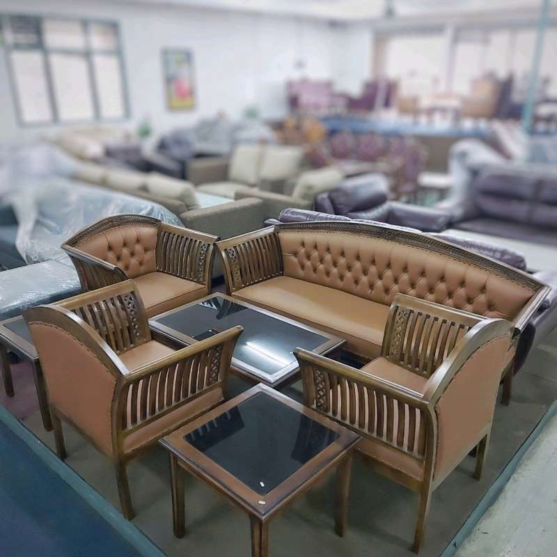Sofa sales set kayu