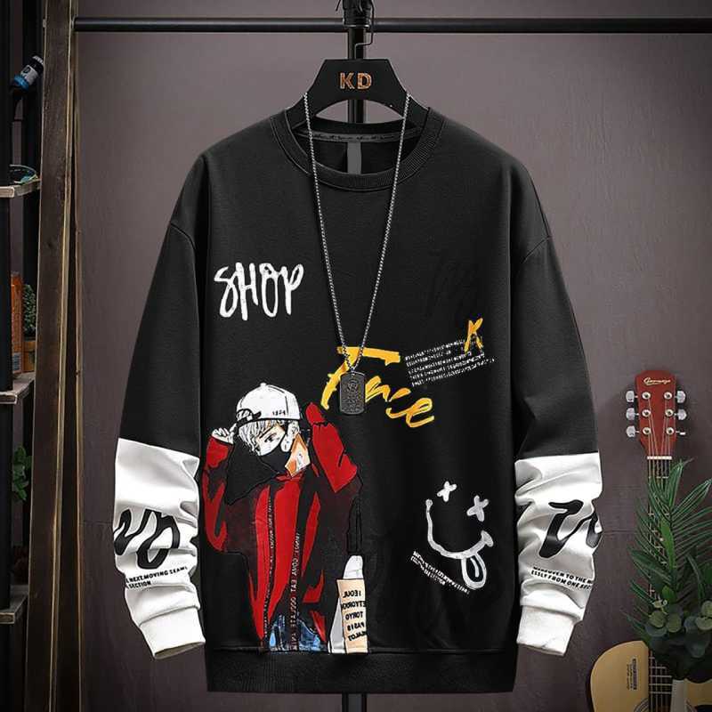 Promo Alexa Baju Kaos Sweater Pakaian Atasan Motif Shop Lengan