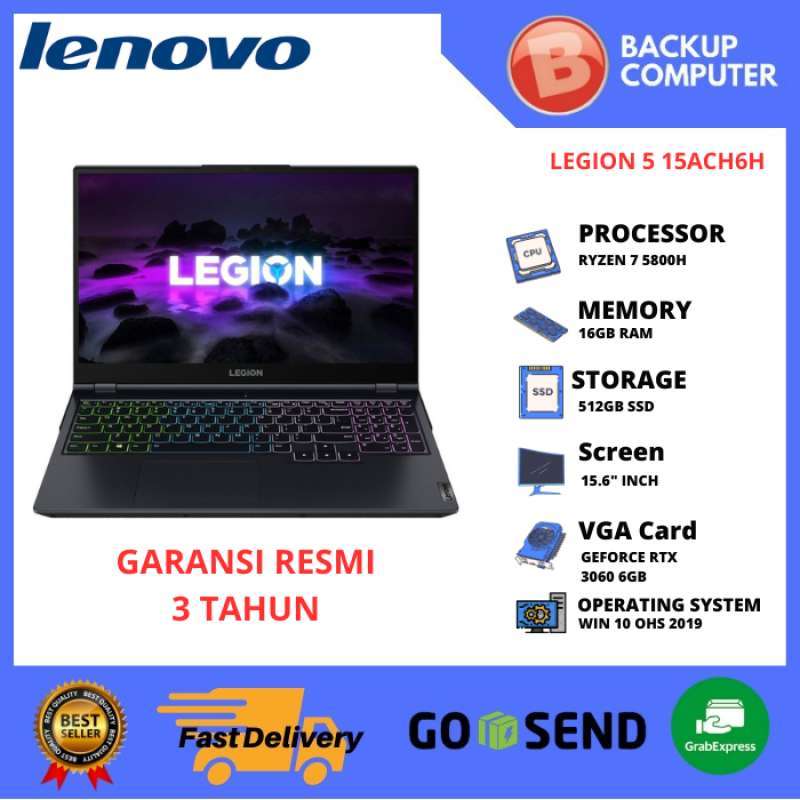 Jual Laptop Lenovo Legion 15ach6h 82ju00f0id Ryzen™ 5800h Di