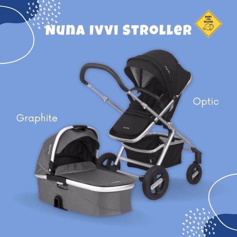 Jual Nuna Ivvi Optic with Graphite Carrycot Bassinet di Seller