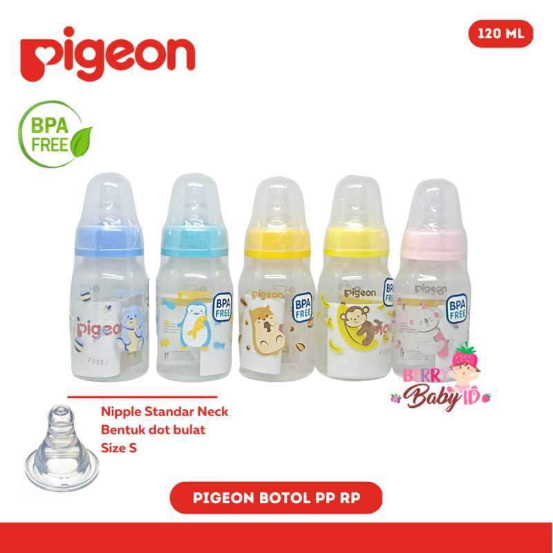 Pigeon Botol Susu Bayi Standar PP 120 ml BPA Free Berry Baby