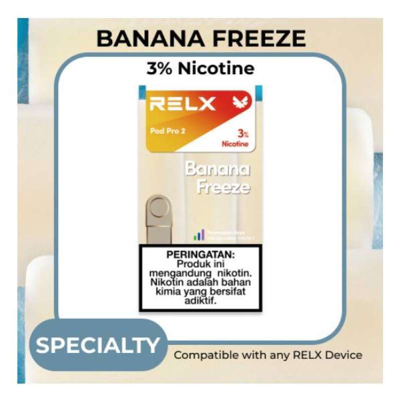Jual Relx Pod Pro - Banana Freeze (isi 1 Pod) Di Seller Relx Gd Kelapa  Gading - Relx Gd Official Kelapa Gading - Kota Jakarta Utara
