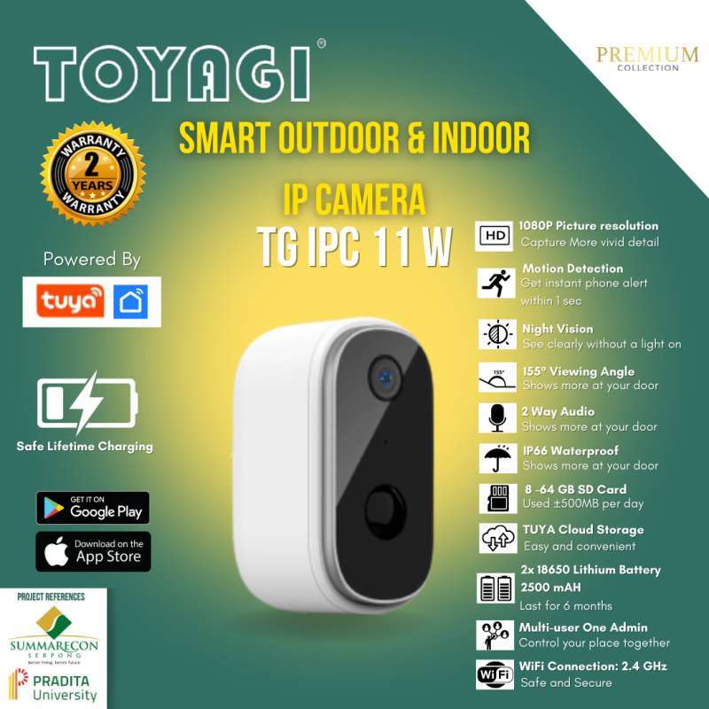 Smart Capture Cctv Jual Toyagi Smart Ip Camera Cctv Wifi Iot