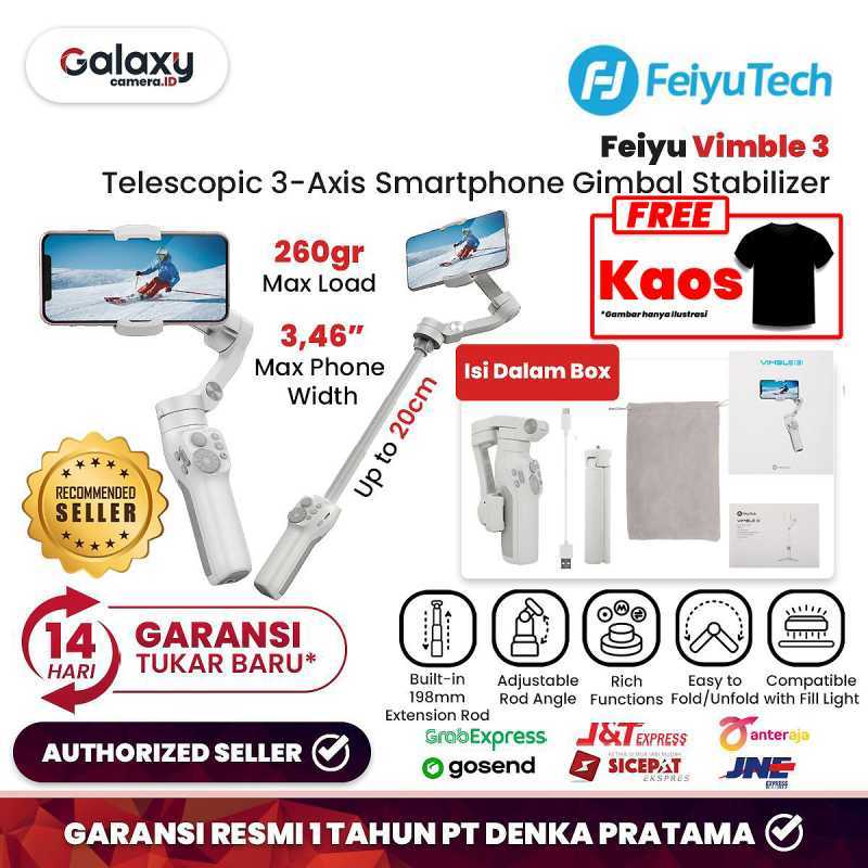 Promo Feiyu Vimble Telescopic 3-axis Smartphone Gimbal