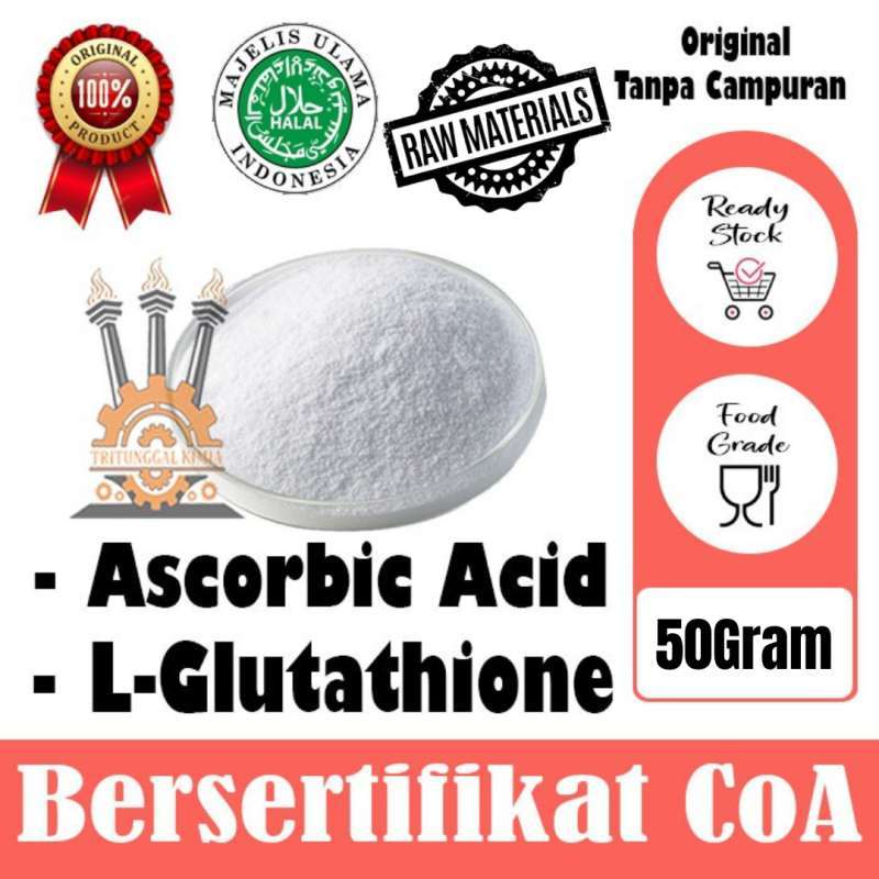 jual glutathione murni Sale Bubuk Food Grade Mencerahkan Kulit 50gram Ascorbic Acid Powder Bubuk L-glutathione Pemutih Glutation 50gr Di Seller Tritunggal Kimia - Jelambar Baru, Kota Jakarta Barat Amazon.com: Glutathione Skin Whitening Pills