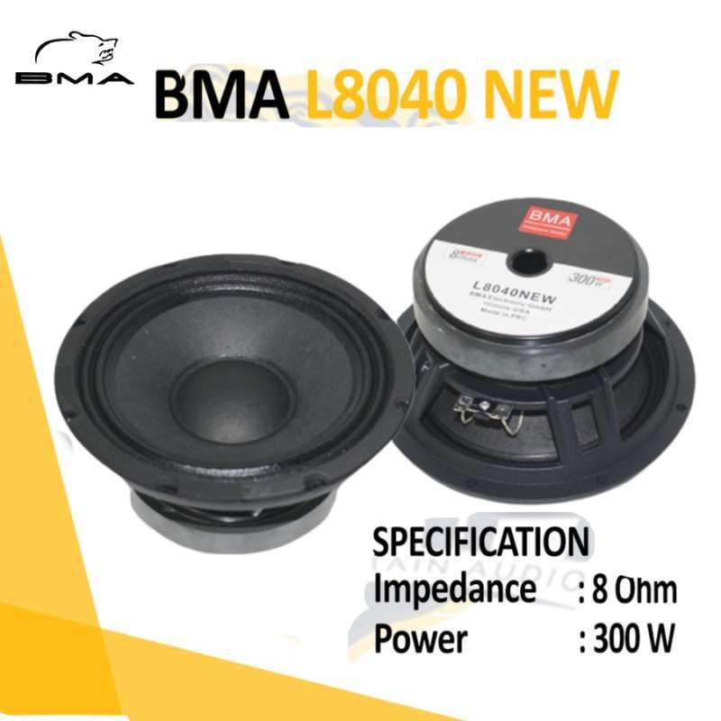 Promo Speaker Komponen Bma L8040 Spiker Bma L8040 Speker Bma L8040