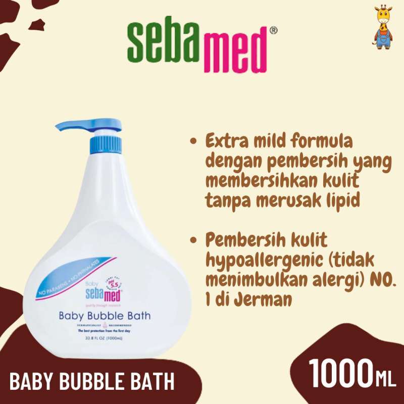 Harga sebamed shop baby bubble bath