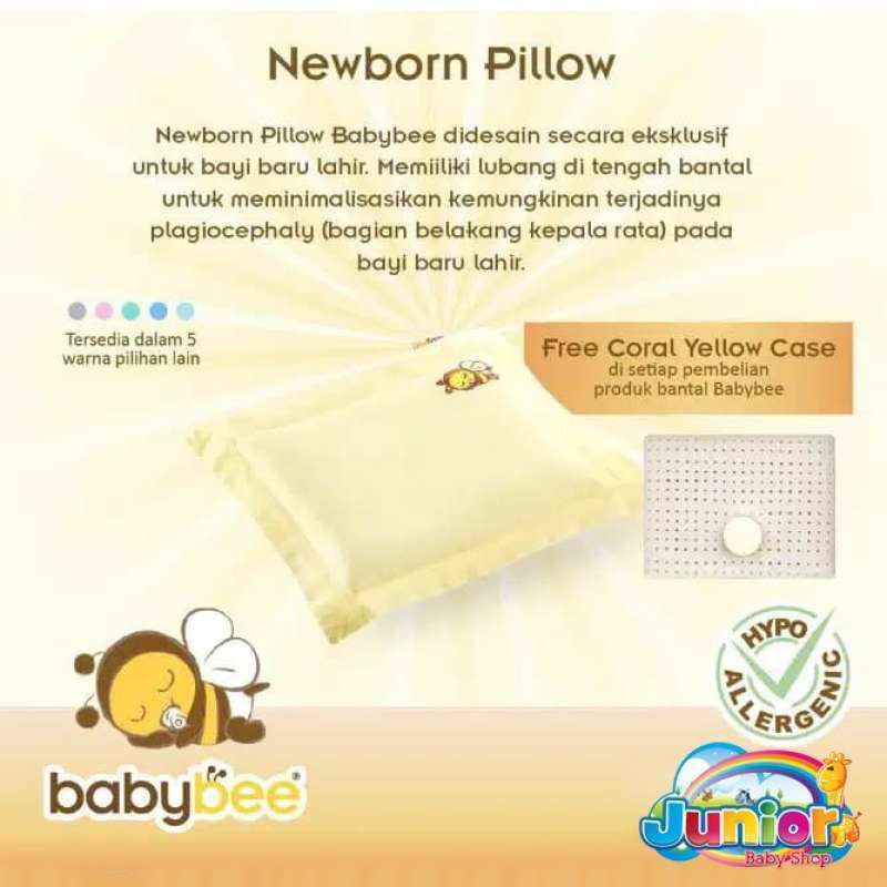 Baby bee pillow hotsell