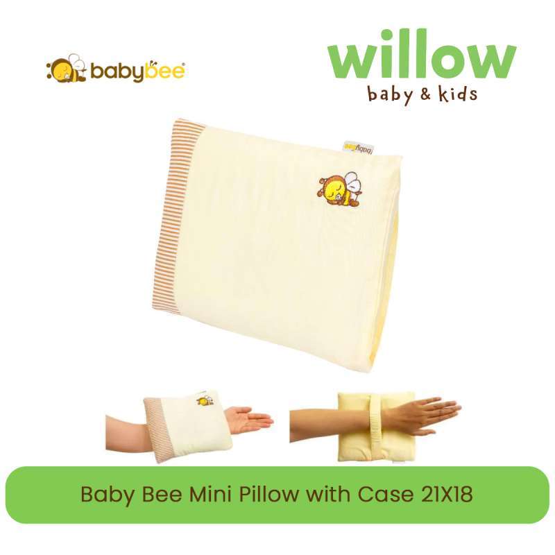 Bantal Bayi Baby Bee Mini Pillow W Case 21X18