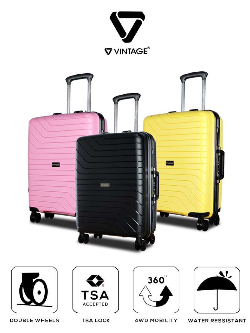 Vintage Polo Milano Koper Hardcase PP Frame 20 Inch FREE Cover Luggage LIMITED EDITION 906