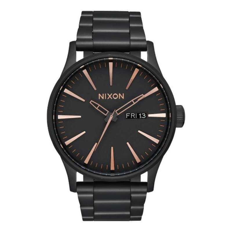 NIXON A356957 SENTRY SS ALL BLACK ROSEGOLD
