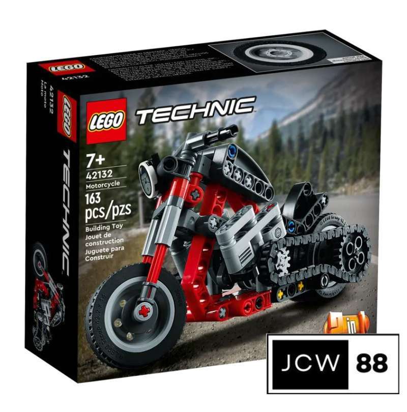 Lego 42132 Technic Motorcycle Chopper mainan anak lego motor