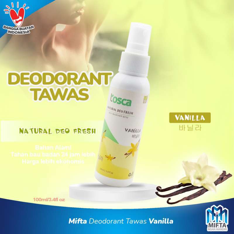 Jual Deodorant Tawas Natural Deo Fresh 100ml Tosca Deodoran