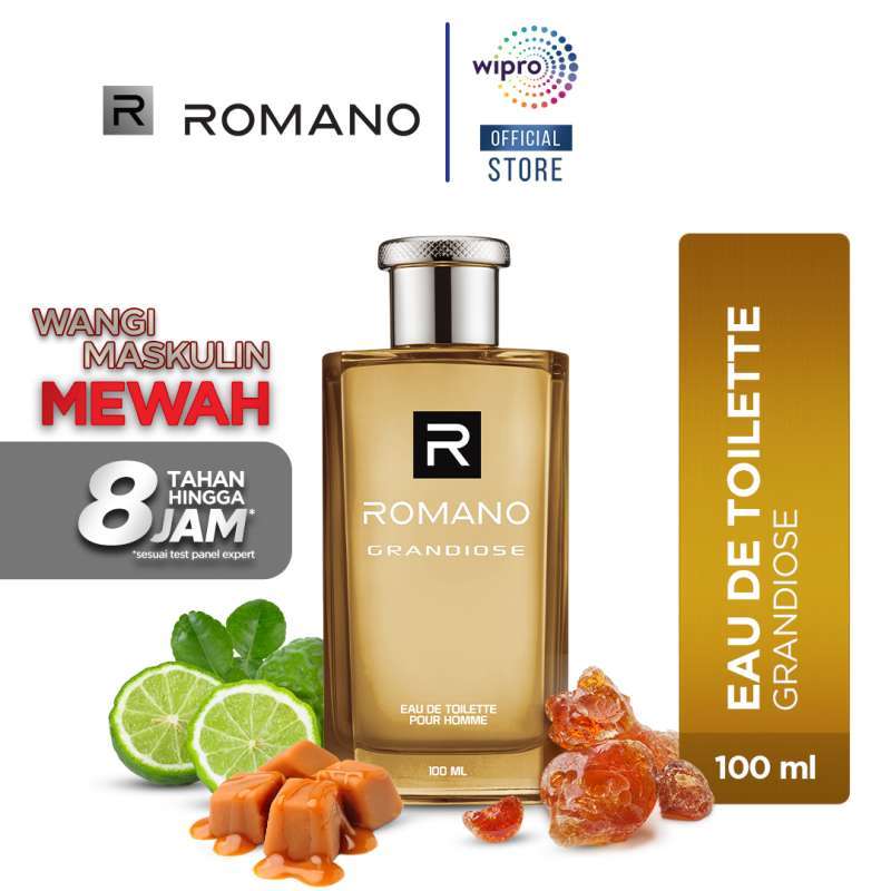 Promo Romano Eau De Toilette Grandiose Parfum Pria 100 Ml Diskon