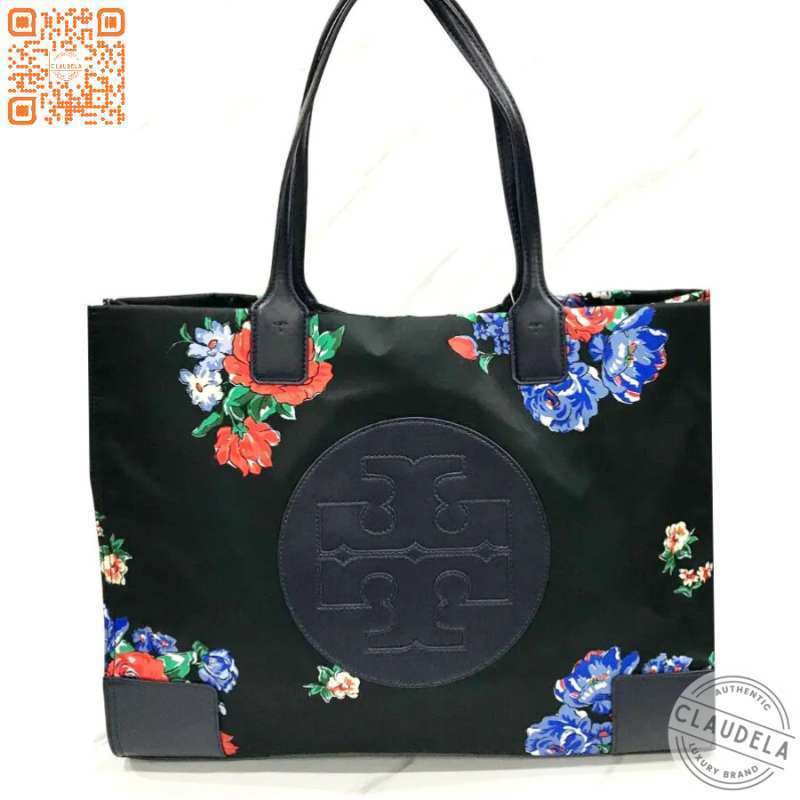 Jual Tory Burch Ella Printed Mini Tote Black Tea Rose Di Seller Claudela Pluit Kota Jakarta Utara Blibli