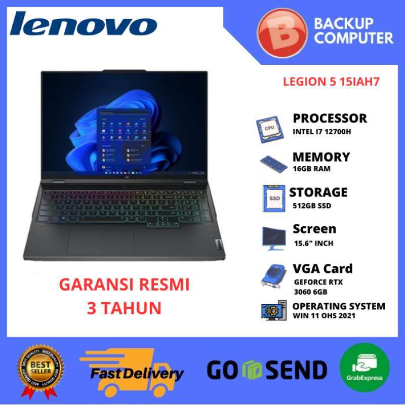 Jual Laptop Lenovo Legion 15iah7 82rb00f6id I7 12700h Di Seller