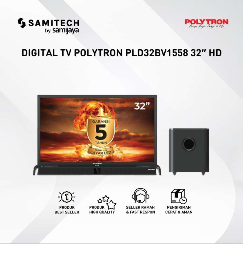 Tv polytron cinemax soundbar discount