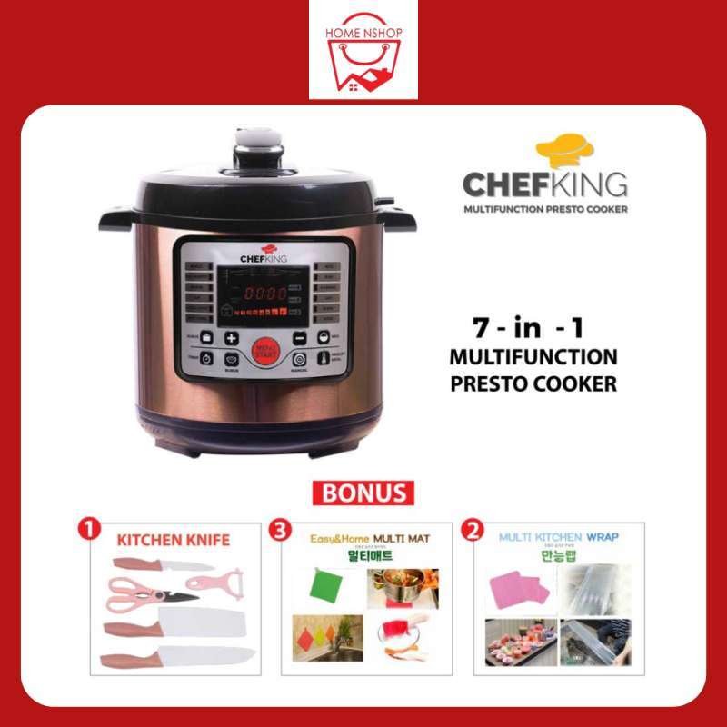 Jual Chefking Digital Pressure Cooker Alat Masak Multi Fungsi Di