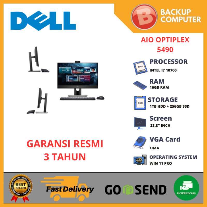 Jual Dell Optiplex 5490 Aio I7 10700 16gb 256gb Ssd 1tb Hdd Di