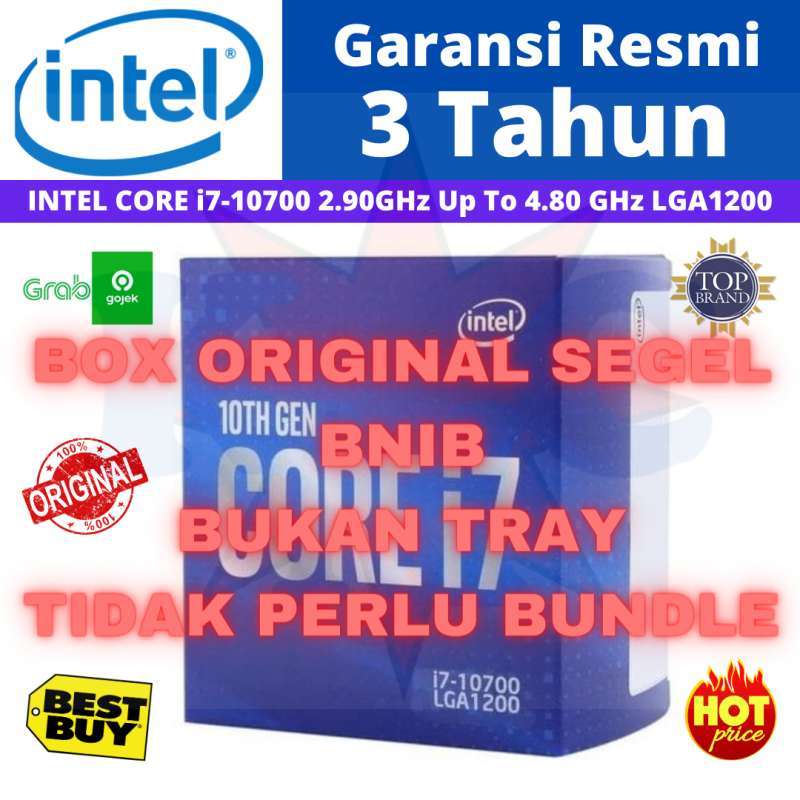 Jual Processor Intel Core I7 10700 I7-10700 Box Socket 1200 Di