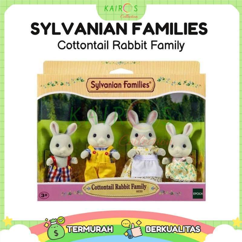Sylvanian cottontail sales rabbit family