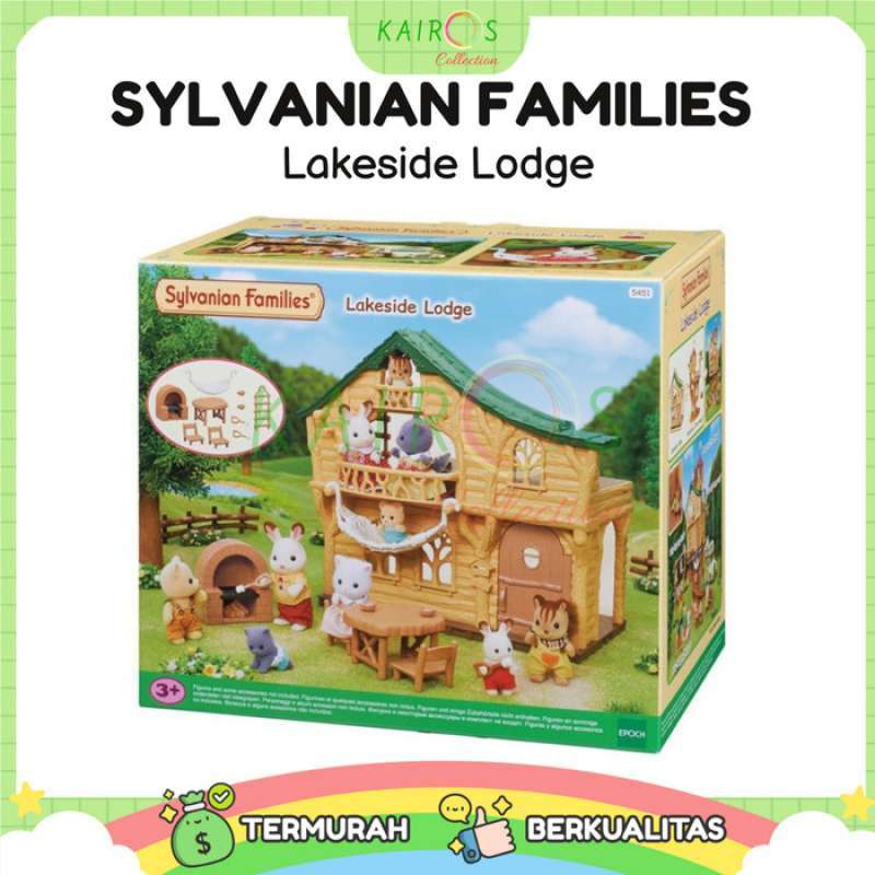 Sylvanian lakeside lodge sales