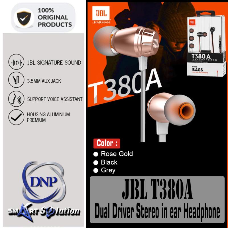 Jual JBL Earphone T380A Dual Driver Stereo in ear Headphone