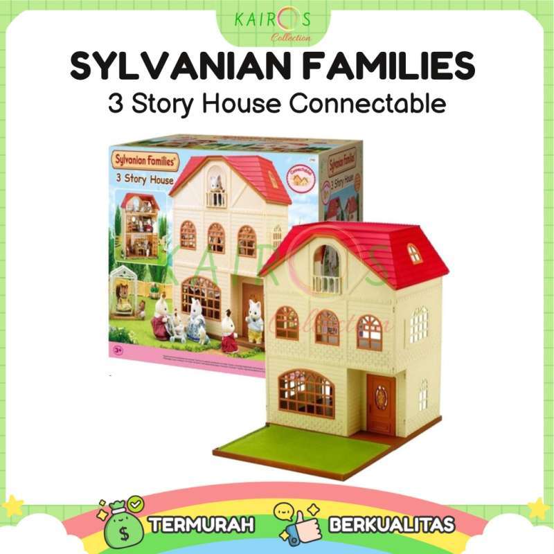  Epoch Sylvanian Families Sylvanian Family 3 Floor House Ha-45 :  Toys & Games
