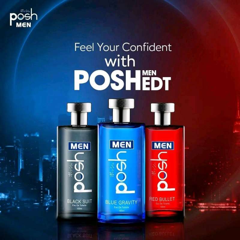 Posh Men Eau De Toilette 100ml Parfum Pria Tahan Lama