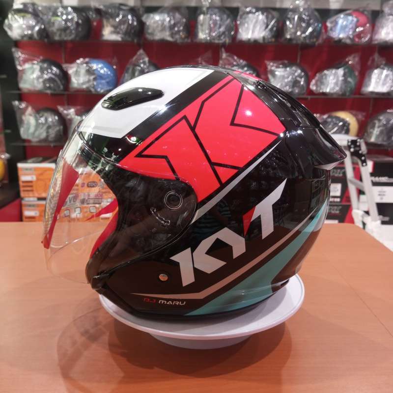 Helm Kyt Helm Full Face Olx Jual Helm Kyt Dj Maru #17 Black/aqua