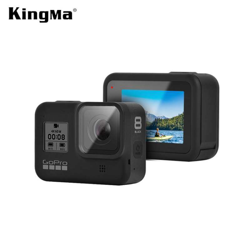 TEKCAM 7-in-1 Beschermingskit Voor GoPro Hero 8 – Siliconen Hoes + Glazen Schermfolie + Lensbeschermers + Lanyard