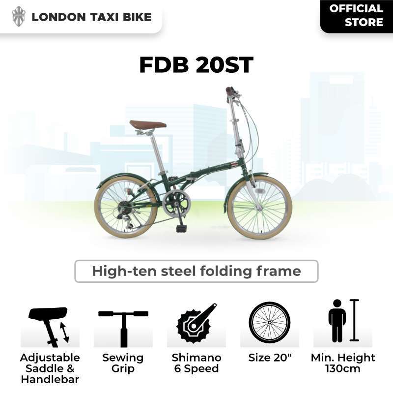 London taxi folding discount bike 20 6s