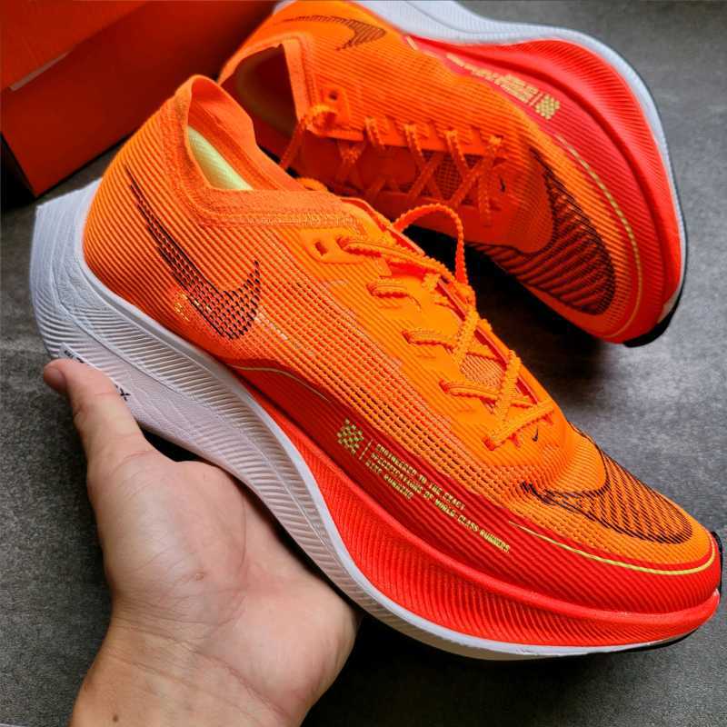 Nike ZoomX Vaporfly Next% Total Orange || alphafly green white