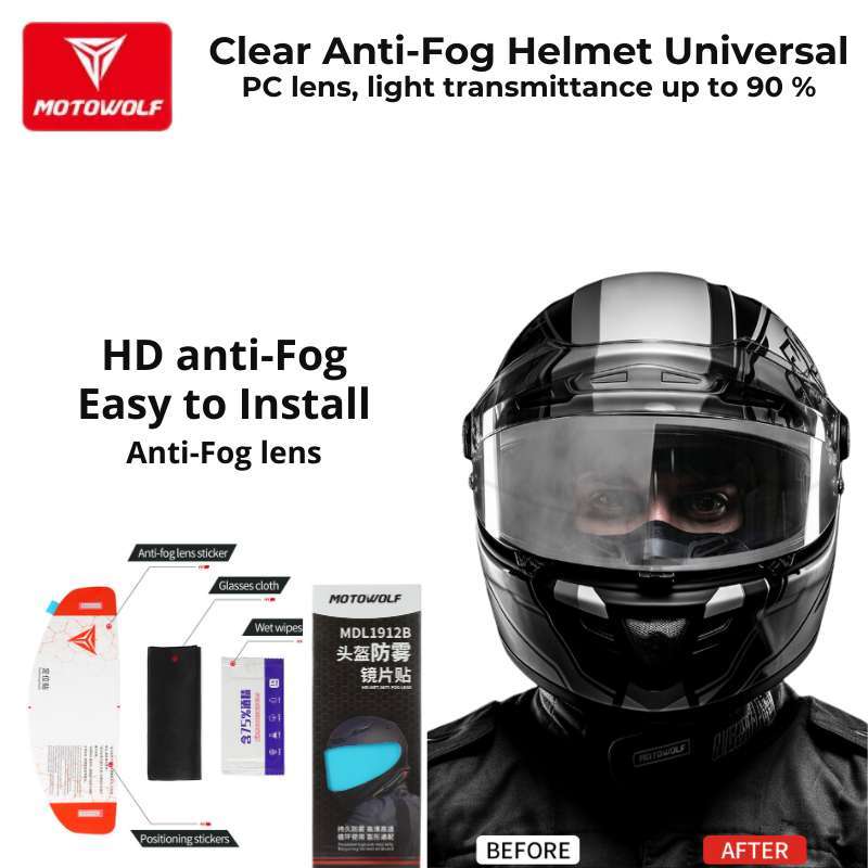 Helm anti fog 2025