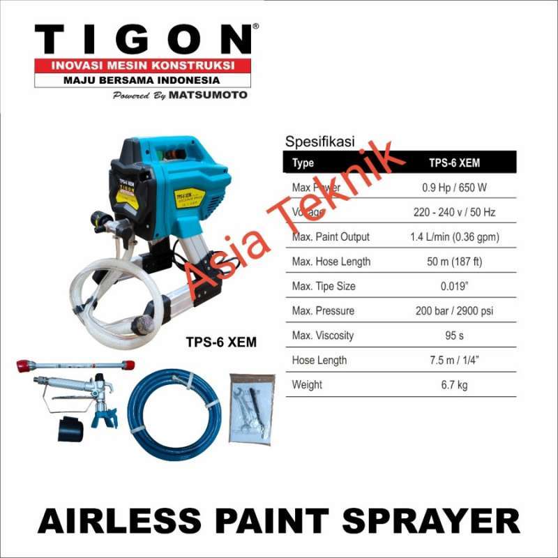 Harga airless outlet paint sprayer
