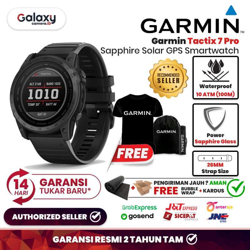 Garmin Tactix Pro Solar GPS Smartwatch Garansi Resmi TAM Tahun