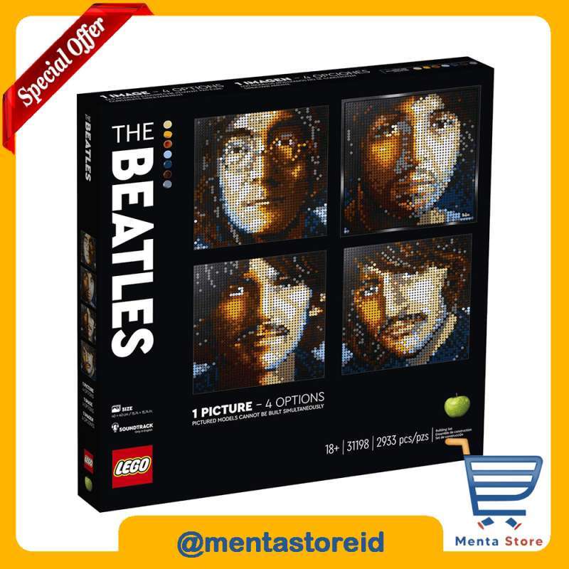 Promo LEGO Art 31198 The Beatles Legendary Band Tribute Fan White
