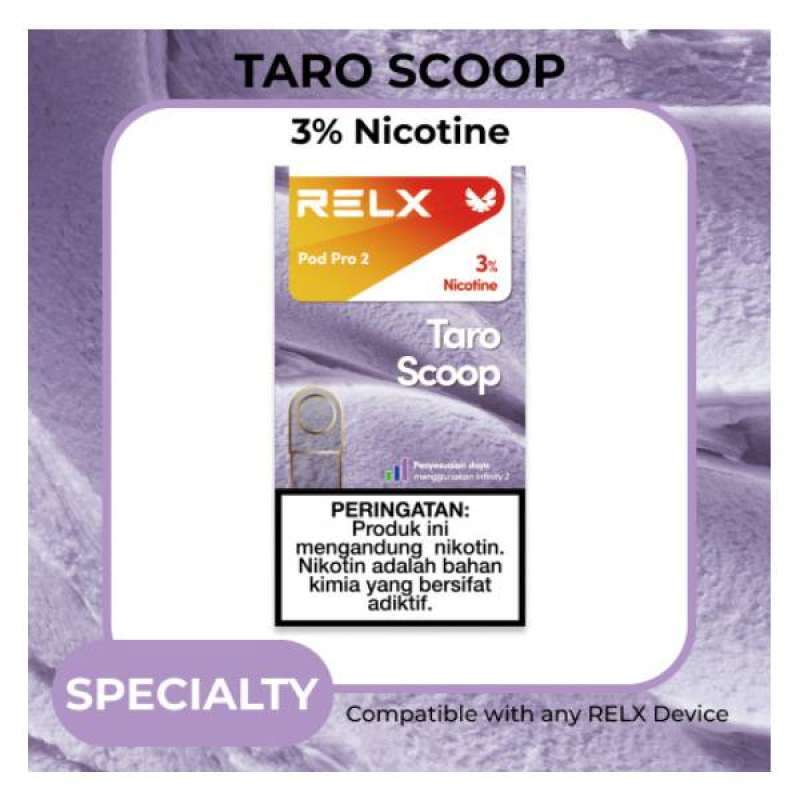 RELX Pod - Taro Scoop (Isi 1 Pod)