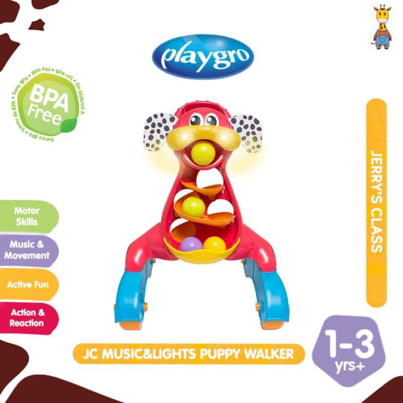 Jual Playgro Baby Music Lights Puppy Walker Mainan Belajar