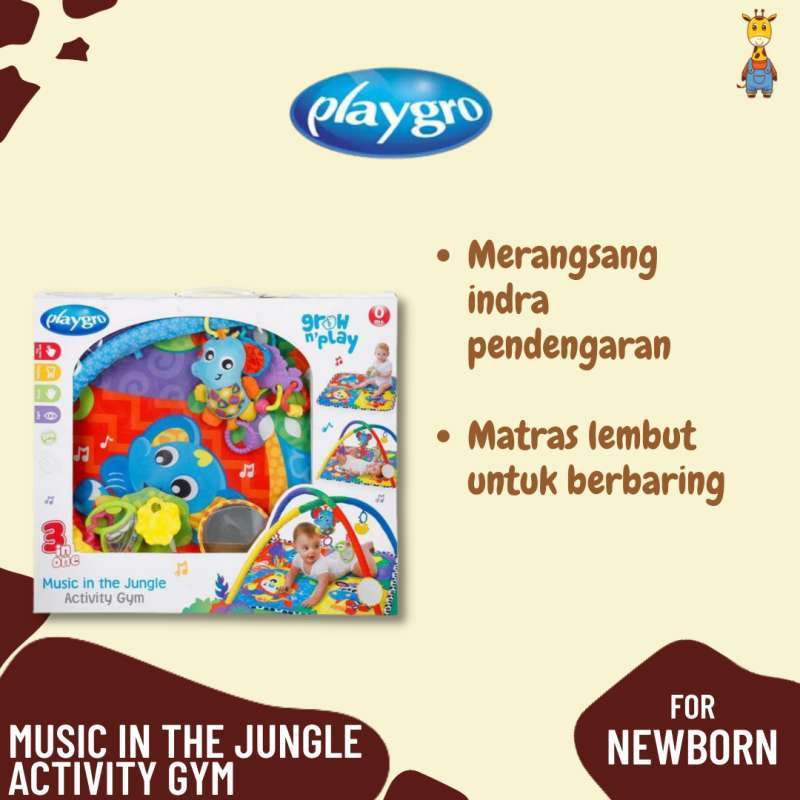 Playgro music in the jungle activity gym hot sale