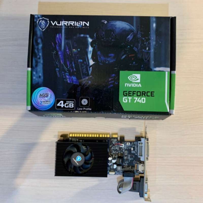 VGA Vurrion GT740 GDDR3 128Bit 2Gb 4Gb Vurrion Geforce Nvidia D3 GT740  VGA Card 128Bit