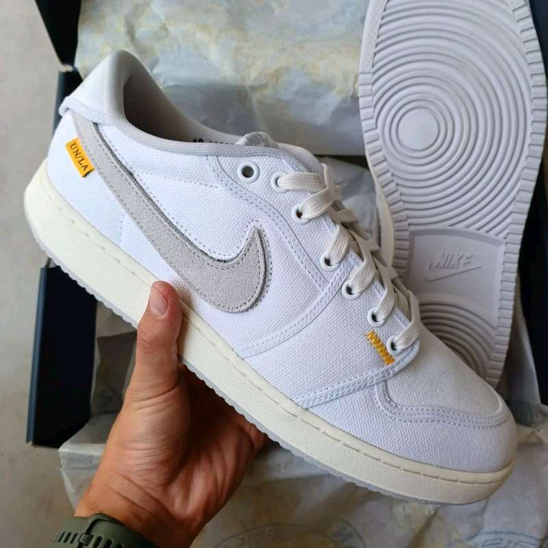 Air Jordan Retro Low AJKO SP Union LA White Canvas || neutral grey