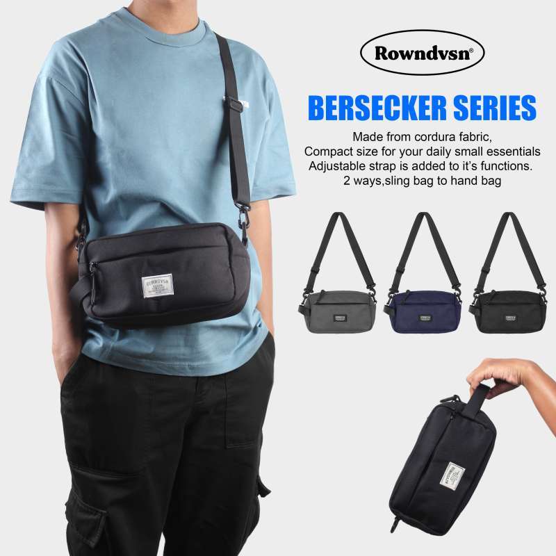 Promo Rown Division Sling Bag Tas Selempang Bersecker Black Diskon 54 Di Seller Rown Division Store Manahan Kota Surakarta solo Blibli