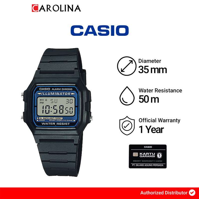Jual Casio F105 W 1 A Original Branded Harga Diskon Murah