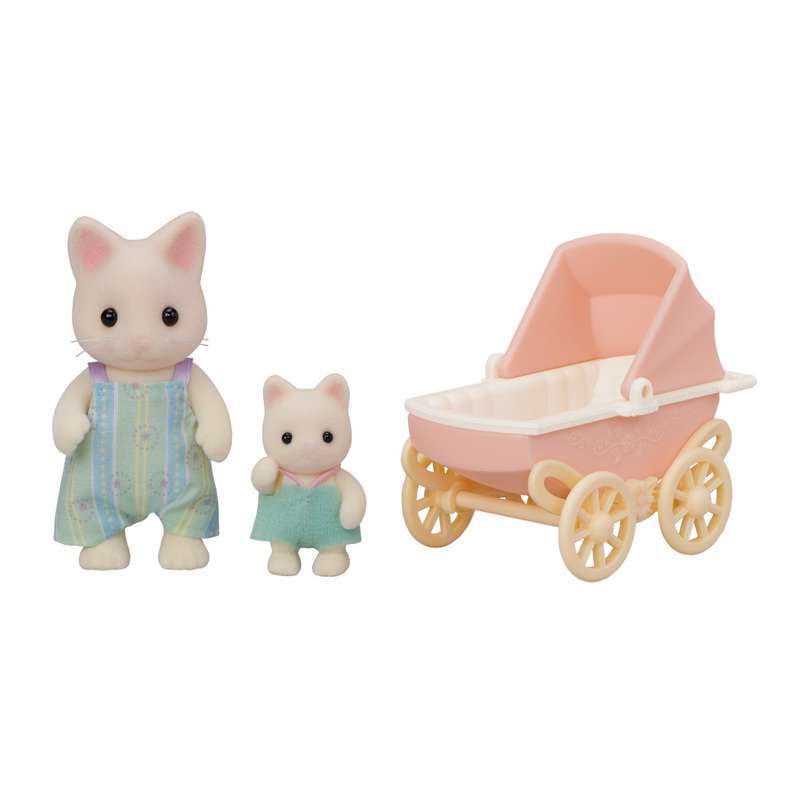Promo Mainan Koleksi Sylvanian Families Floral Cat Father Baby's