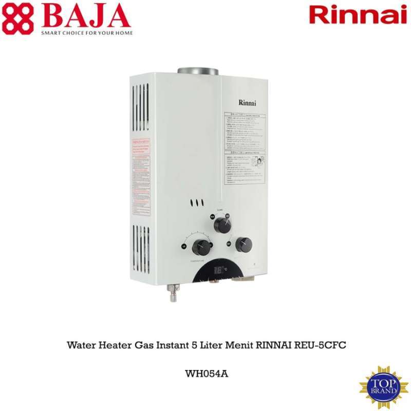 Jual Water Heater Gas Rinnai REU-5CFC Putih 5 Liter di Seller Baja 88 Home  Solution Official Store - Purwodinatan, Kota Semarang | Blibli